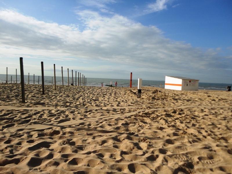 wenduine zee zon strand augustus 2011